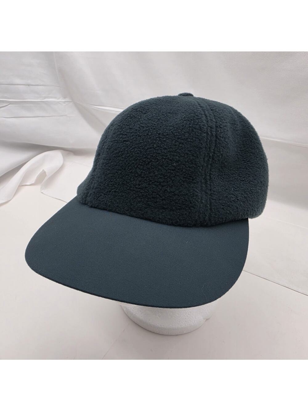 Vintage Columbia Sportswear Fleece Cap Hat USA Made L/XL Green Outdoor Winter